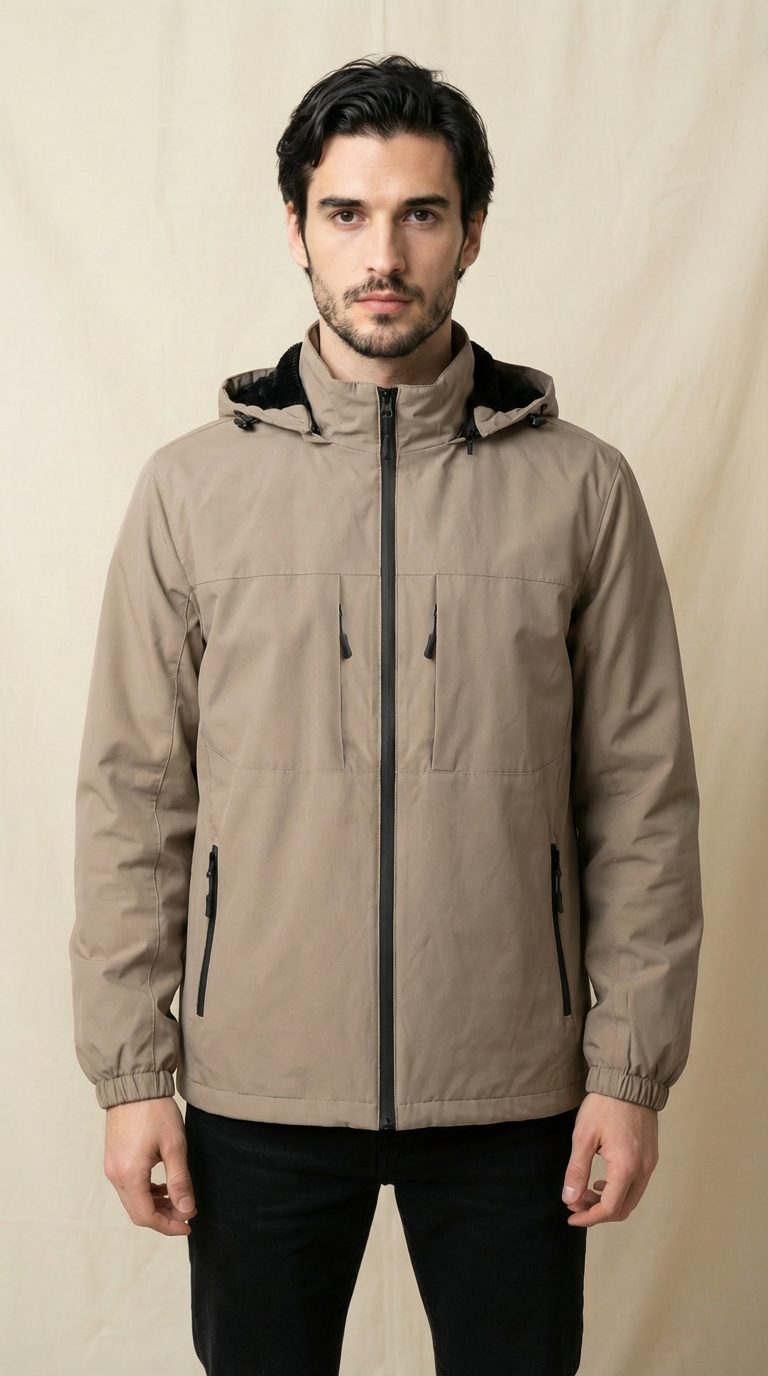 Parka masculina forrada no atacado